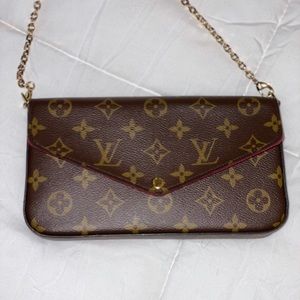 ✨LOUIS VUITTON FÉLICIE POCHETTE chain crossbody✨